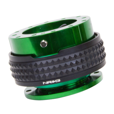 NRG Quick Release Kit - Pyramid Edition - Green Body / Black Pyramid Ring