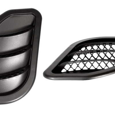 Daystar 2007-2018 Jeep Wrangler JK Hood Side Vent Kit Right and Left Black Pair