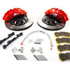 Alcon 2009+ Nissan GT-R R35 412x36mm Rotor Red 6 Piston Caliper RC6 Front Axle Kit