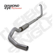 Diamond Eye KIT 5in Turbo Back SGL AL: 00-03 FORD 7.3L F250/F350