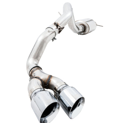 AWE Tuning 2019+ Ford Ranger 0FG Performance Exhaust System w/Chrome Silver Tips & Bash Guard