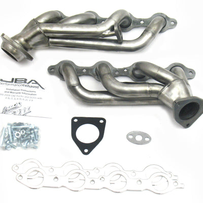 JBA 99-01 GM Truck 4.8L/5.3L LS w/o A.I.R. w/EGR 1-5/8in Primary Raw 409SS Cat4Ward Header