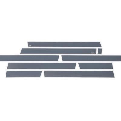 Putco 15-19 Chevy Silverado HD - Crew Cab 6.5in Bed (10pcs) Black Platinum Rocker Panels