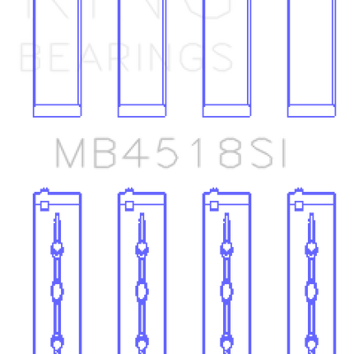 King Engine Bearings 11-20 Chrysler 300 / Dodge Grand Caravan (Size STD) Main Bearing Set