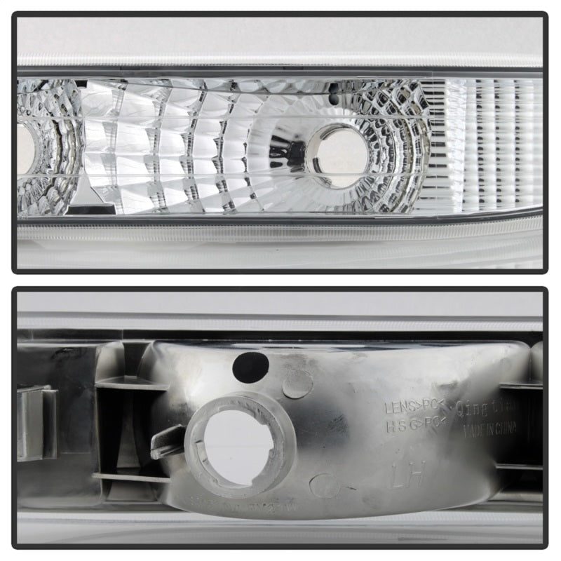 xTune Chevy Silverado 99-02 / Chevy Suburban/Tahoe 00-06 Amber Bumper Lights Euro CBL-JH-CS99-AM-E