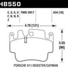 Hawk 00-07 Porsche Boxster HPS 5.0 Front Brake Pads