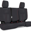 PRP 13-18 Jeep Wrangler JKU Rear Seat Cover/4 door - Black with Red Stitching
