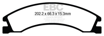 EBC 08+ Ford Econoline E150 4.6 Ultimax2 Rear Brake Pads