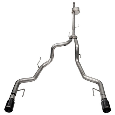 Corsa 2022-2025 Ford F-150 SuperCrew/5.5ft Bed 5.0L V8 Xtreme Cat-Back Dual Rear Exit-Black PVD