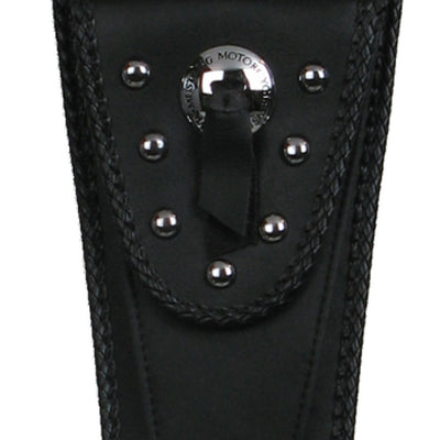 Mustang 00-07 Honda VT1100 Sabre, Spirit , Ace Cruiser Tank Bib w/Studs - Black