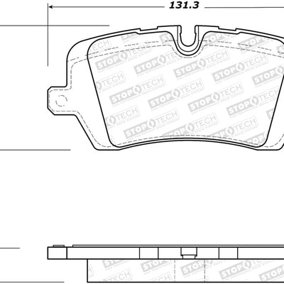 StopTech Street Brake Pads - Rear