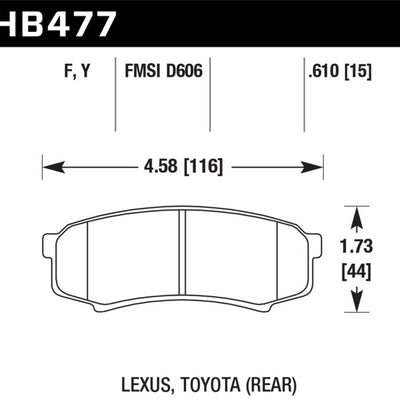 Hawk HPS Street Brake Pads