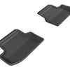 3D MAXpider 2015-2020 BMW 5 Series F10 Kagu 2nd Row Floormats - Black