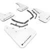 Rally Armor 19-24 Mazda3 Hatchback White UR Mud Flap w/Black Logo