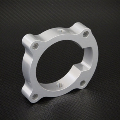 Torque Solution Throttle Body Spacer (Silver): Hyundai Genesis Coupe 2.0T 2010-2012