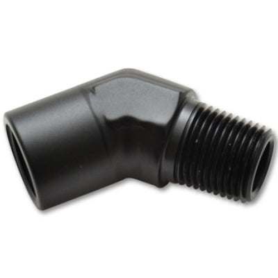 Vibrant 1/4in NPT Female to Male 45 Degree Pipe Adapter Fitting