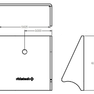 Ridetech Lower Axle Bracket No Powdercoat
