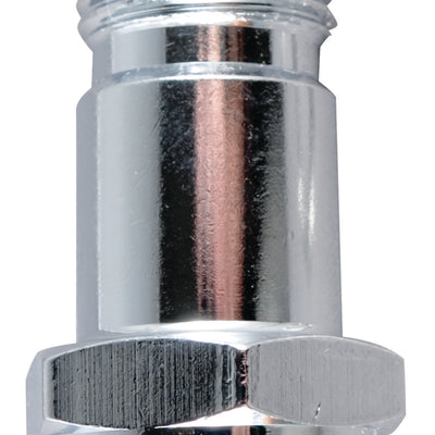 Fragola -8AN x 7/8-20 Male Adapter- Dual Feed - Chrome