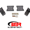 BMR 79-04 Fox Mustang Lower Torque Box Reinforcement Plates - Black Hammertone