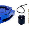 Torque Solution Blow Off BOV Sound Plate (Blue) 14+ Kia Forte Koup Turbo