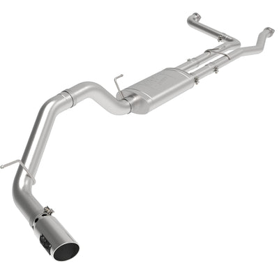 aFe MACHForce XP Exhausts Cat-Back SS-409 Nissan Titan XD 16-19 V8-5.6L - Polished Tip