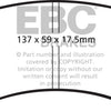 EBC 06-09 Ford Fusion 2.3 Yellowstuff Front Brake Pads