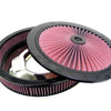 K&N X-Stream Round Custom Top Assembly Filter - Red 12in ID 5.125in Inlet Dia 2.313in Height