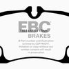 EBC 07-09 Porsche 911 (997) (Cast Iron Rotor only) 3.6 GT3 Bluestuff Rear Brake Pads
