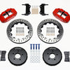 Wilwood Narrow Superlite 6R Front Hat Kit 13.06in Drill Red Nissan 350Z/Fiti G35