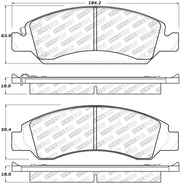 StopTech Street Select Brake Pads - Front/Rear
