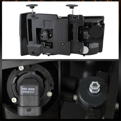 xTune GMC Yukon 92-93 Crystal Headlights w/ Corner & Bumper Smoke HD-JH-GMCCK88-AM-SM-SET