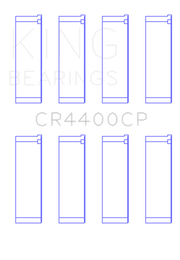 King Engine Bearings Honda R18A1 1.8L SOHC Connecting Rod Bearing Set