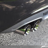 AWE Tuning Audi B8 A4 Touring Edition Exhaust - Quad Tip Polished Silver Tips - Does Not Fit Cabrio