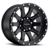 Raceline 934B Clutch 17x8.5in / 5x139.7 BP / 0mm Offset / 106.5mm Bore - Satin Black Wheel