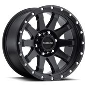 Raceline 934B Clutch 20x10in / 6x135 BP / -19mm Offset / 87.1mm Bore - Satin Black Wheel