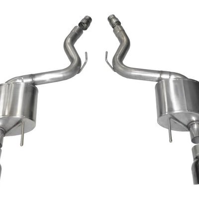 Corsa 2015-2017 Ford Mustang GT 5.0 3in Axle Back Exhaust Black Dual 4.5in Tip Sport