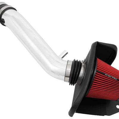 Spectre 16-18 Jeep Grand Cherokee V6-3.6L F/I Air Intake Kit - Polished w/Red Filter