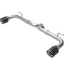 aFe Takeda 2-1/2in 304 SS Axle-Back Exhaust w/ Carbon Fiber Tips 14-18 Mazda 3 L4 2.0L/2.5L