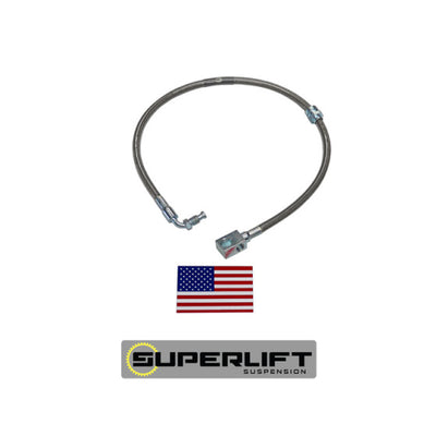Superlift 78-79 Ford F-150/Bronco w/ 4-9in Lift Kit (Single) Bullet Proof Brake Hose