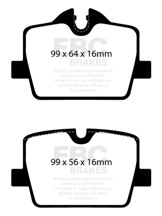 EBC 2019+ BMW Z4 G29 2.0T Bluestuff Rear Brake Pads