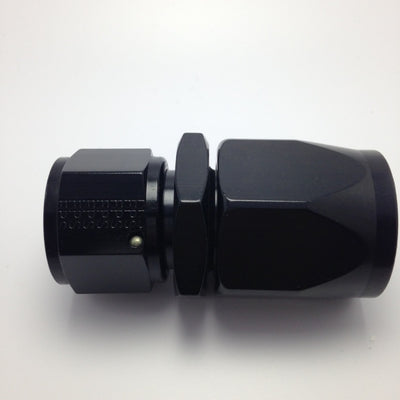 Fragola -10AN Fem. Nut x -8AN Hose Reducing Hose End - Black
