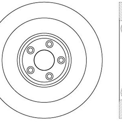 StopTech Slotted & Drilled Sport Brake Rotor