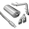 Corsa 2010-2013 Chevrolet Silverado Crew Cab/Short Bed 1500 4.8L V8 Polished Sport Cat-Back Exhaust