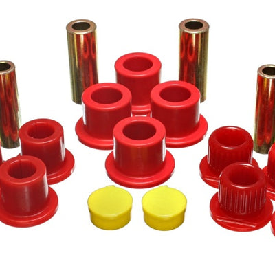 Energy Suspension Rear Leaf Spring Bushing Set - Red