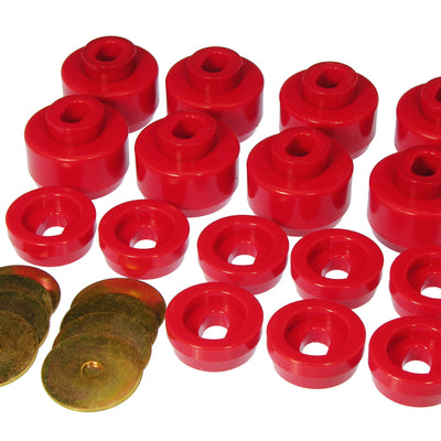 Prothane 99-06 Chevy Silverado 2/4wd Body Mounts - Red