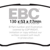 EBC 10-15 Hyundai Tucson 2.0 FWD Yellowstuff Front Brake Pads