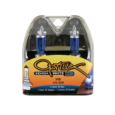 Hella Optilux H8 12V/55W XB Xenon White Bulb (pair)