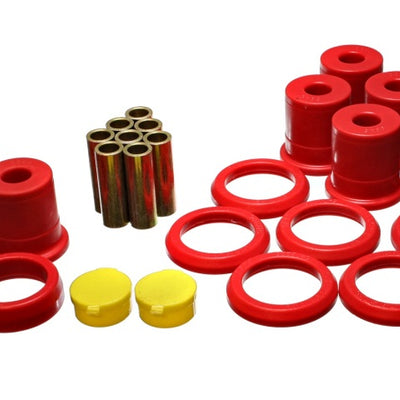 Energy Suspension 92-97 Crown Victoria / 92-97 Grand Marquis Red Rear End Control Arm Bushing Set