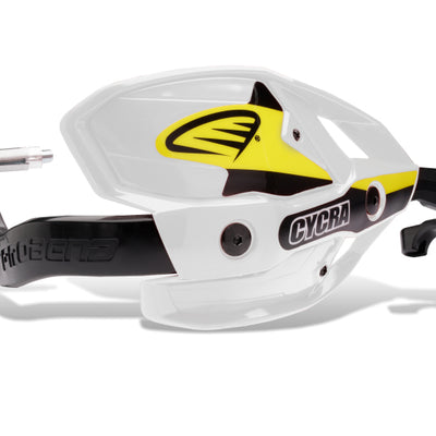 Cycra Probend Ultra w/HCM Clamp 7/8 in. - White