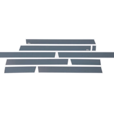 Putco 15-19 GMC Sierra HD Crew Cab 8ft Long Box (10pcs) Black Platinum Rocker Panels